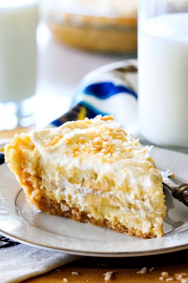 Banana Coconut Cream Pie
 Banana Coconut Cream Pie with Coconut Whipped Cream