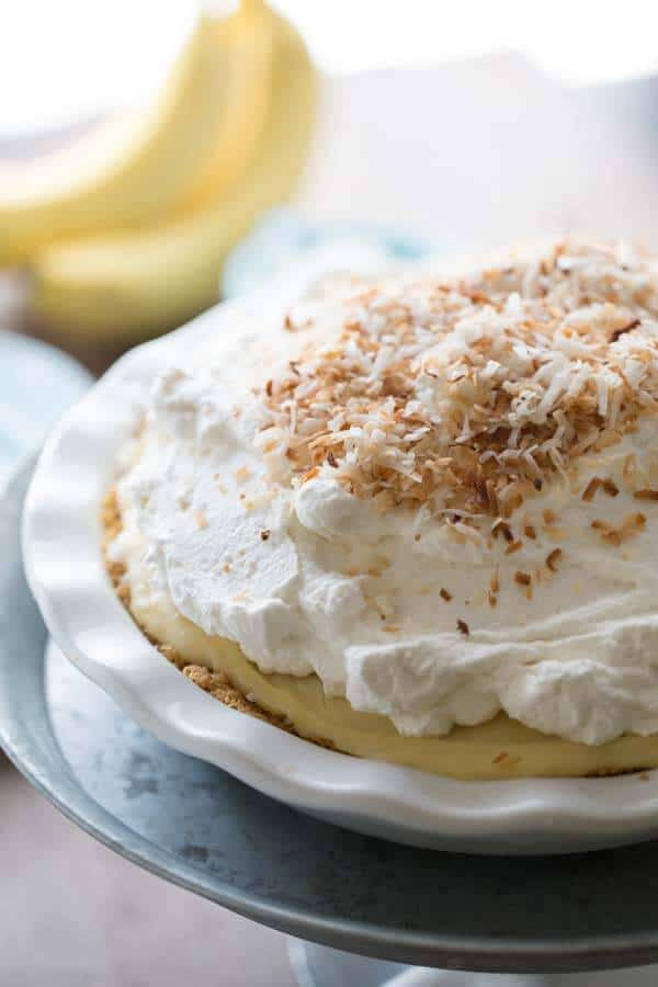 Banana Coconut Cream Pie
 Coconut Banana Cream Pie LemonsforLulu