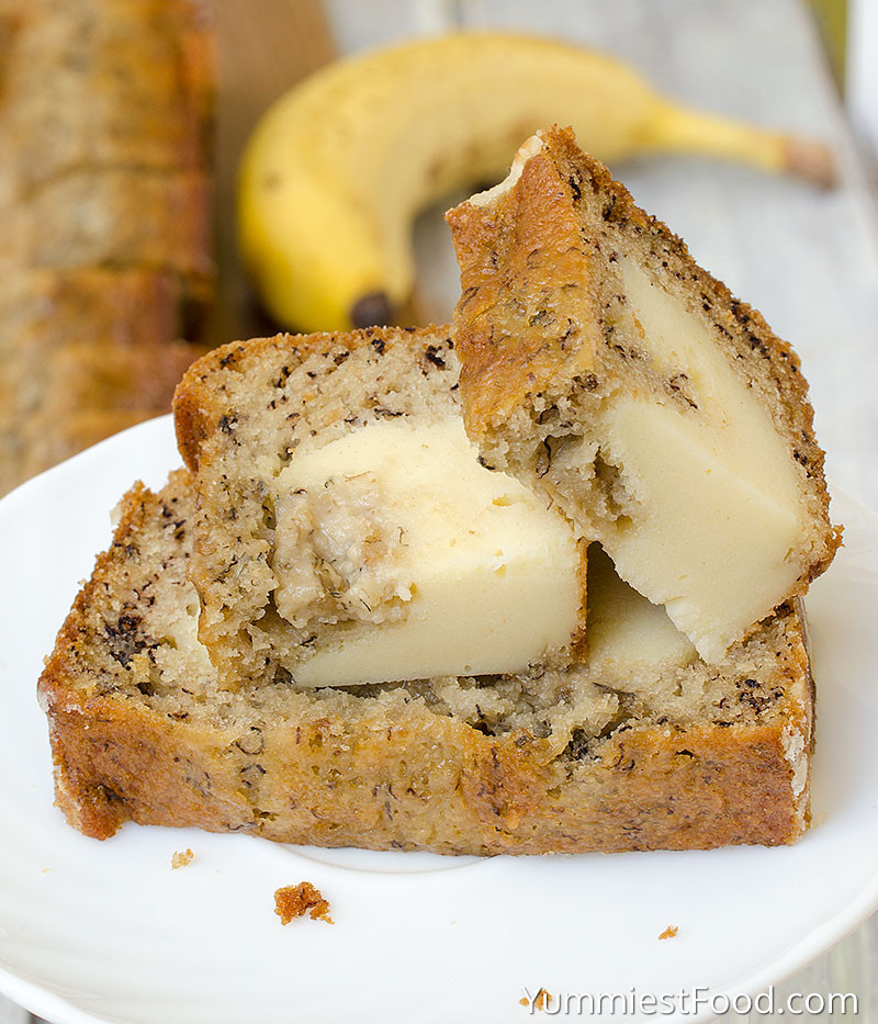 Banana Cream Cheese Bread
 Cream Cheese Banana Bread Recipe from Yummiest Food Cookbook