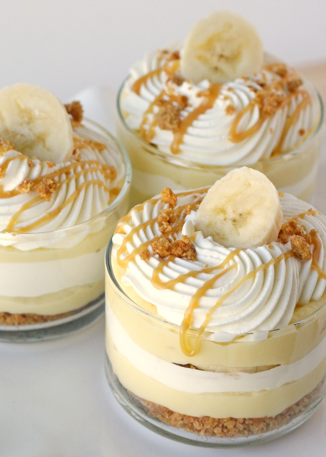 Banana Cream Dessert
 Banana Caramel Cream Dessert – Glorious Treats