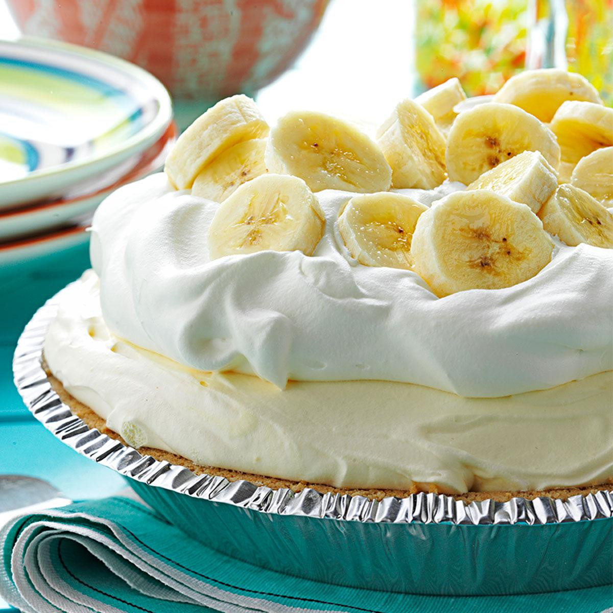 Banana Cream Pie
 Old Fashioned Banana Cream Pie Recipe