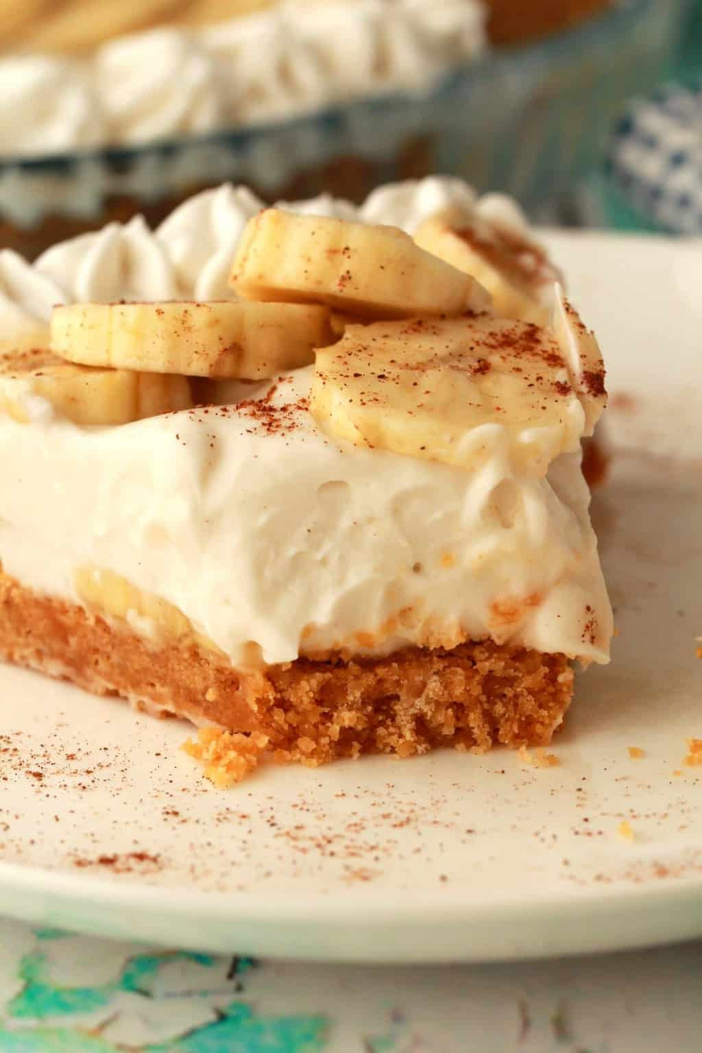 Banana Cream Pie With Pudding
 Vegan Banana Cream Pie Irresistibly Good Loving It Vegan