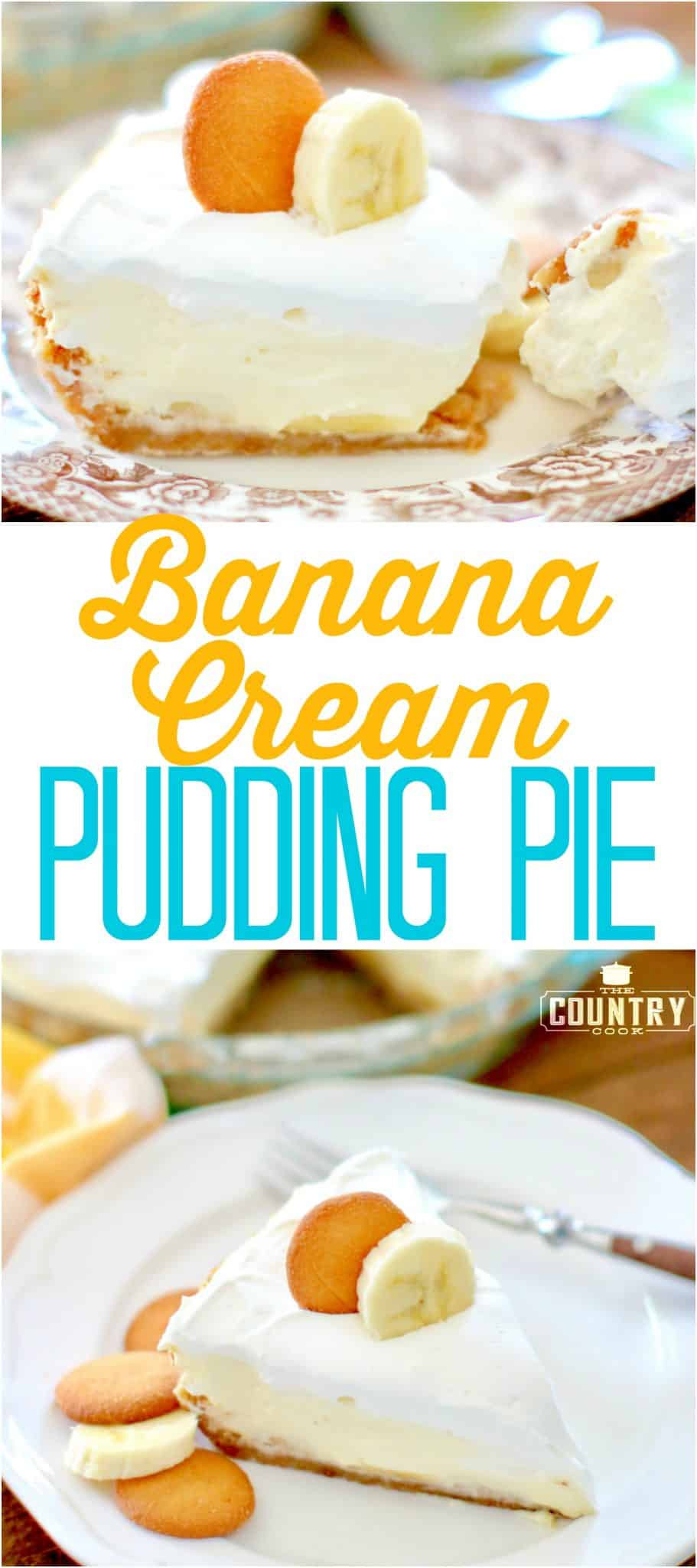 Banana Cream Pie With Pudding
 New York Banana Cream Pie The Country Cook