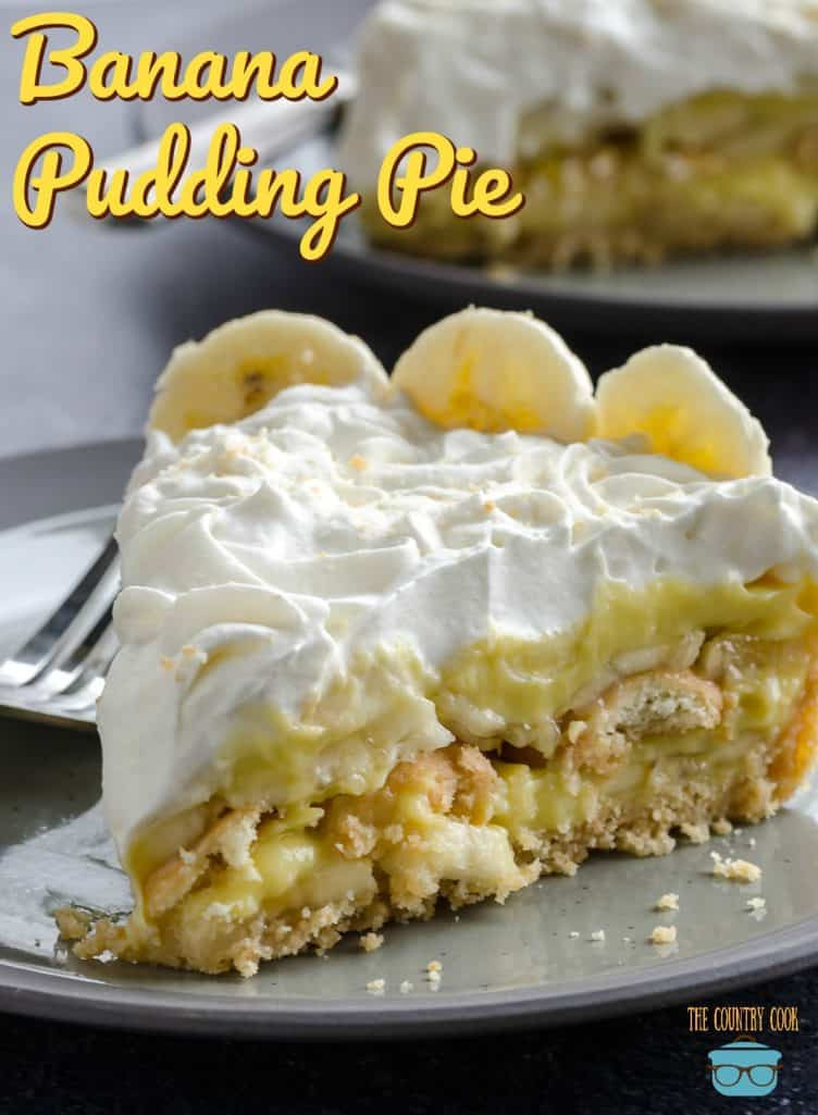 Banana Cream Pie With Pudding
 Banana Cream Pie Delight The Country Cook