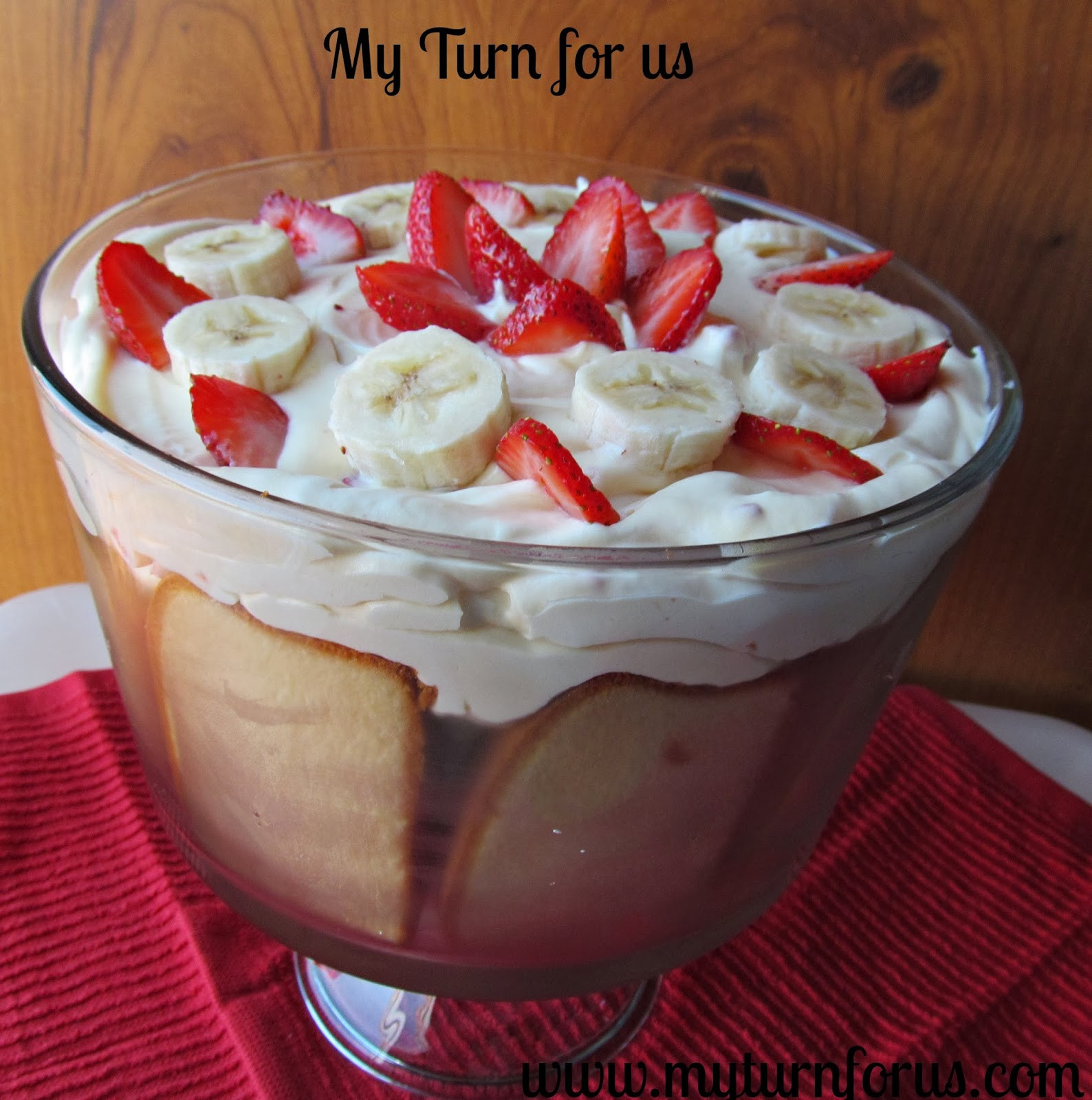 Banana Desserts Easy
 Strawberry Banana Trifle Dessert