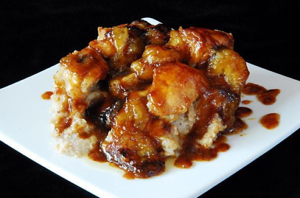 Banana Foster Bread Pudding
 New Orleans BANANAS FOSTER BREAD PUDDING – The Burning
