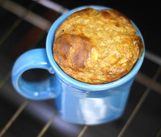 Banana Mug Cake
 Peanut Butter Banana Mug Cake