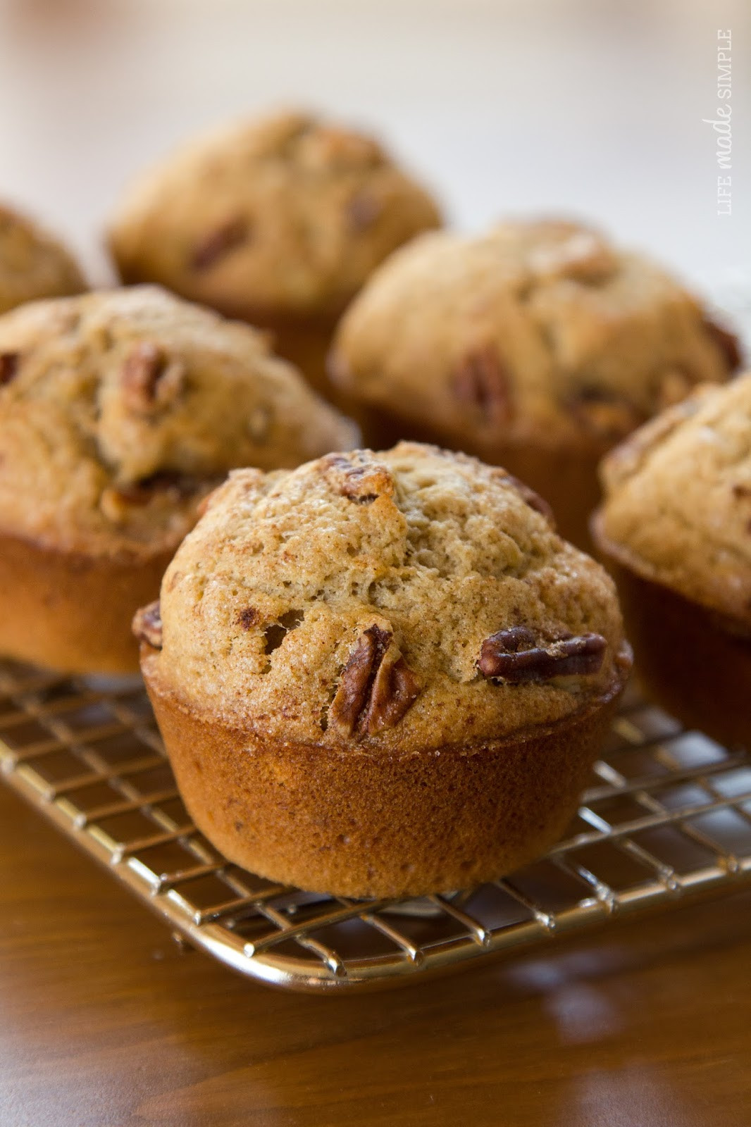 Banana Nut Bread Muffins
 Cinnamon Sugar Banana Nut Muffins Life Made Simple