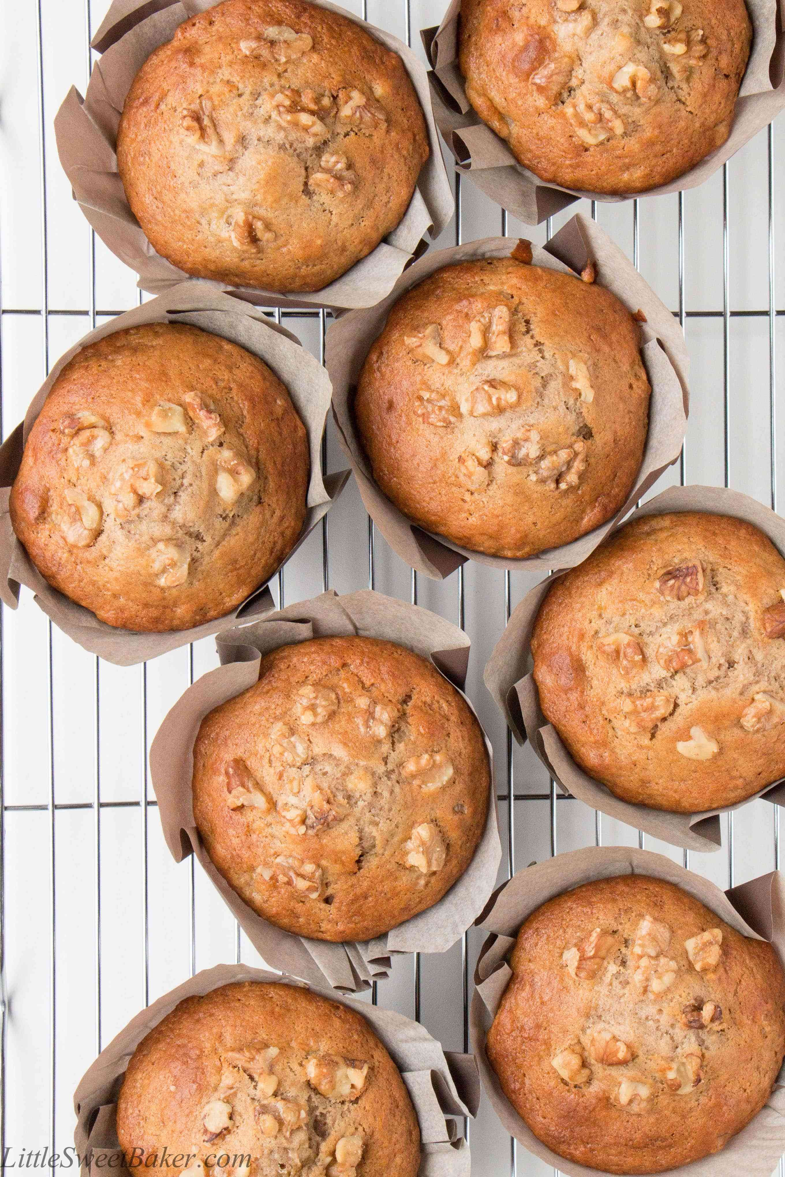 Banana Nut Bread Muffins
 banana nut bread muffins