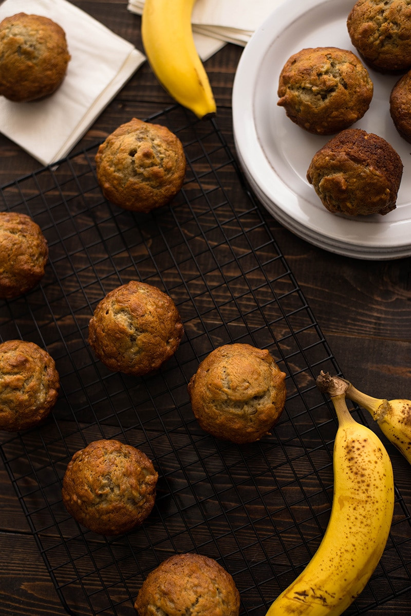 Banana Nut Bread Muffins
 Easy Banana Nut Muffins • A Sweet Pea Chef