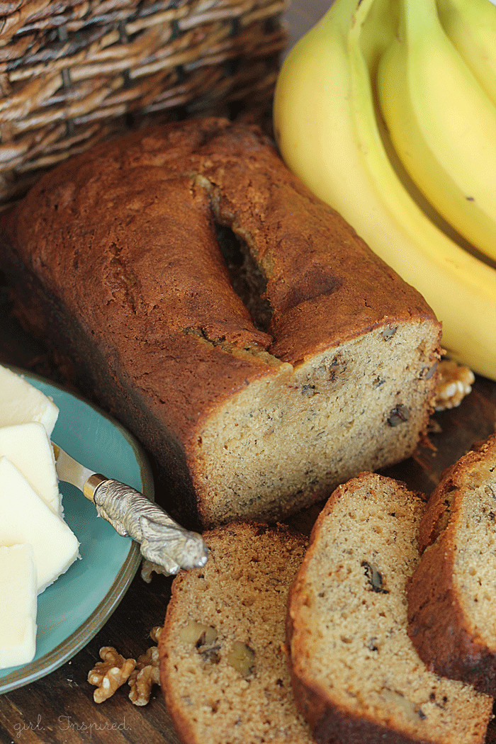 Banana Nut Bread With Brown Sugar
 brown sugar banana nut bread