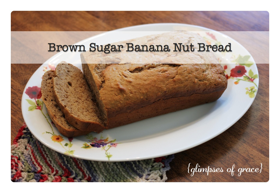 Banana Nut Bread With Brown Sugar
 Brown Sugar Banana Nut Bread