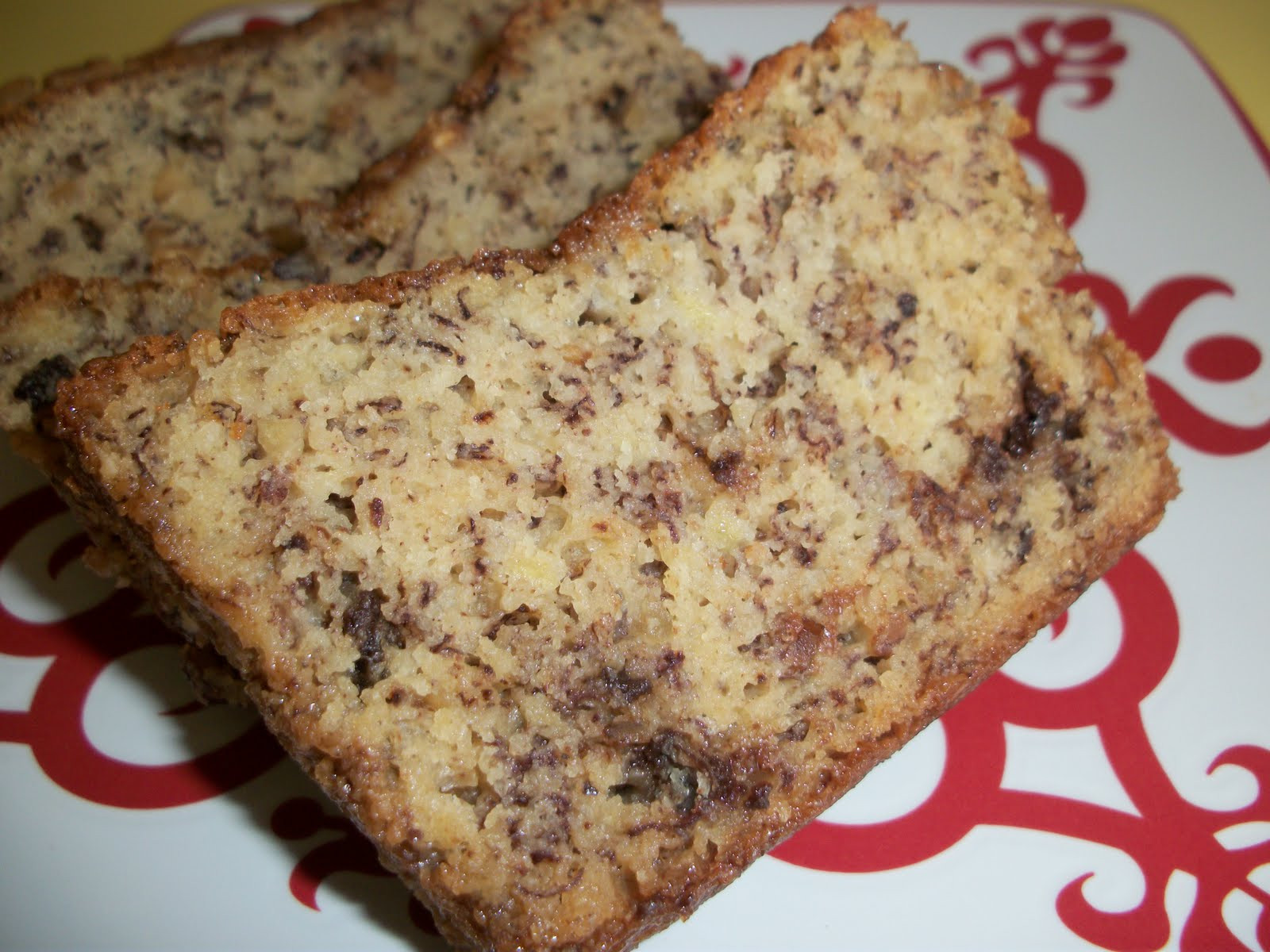 Banana Nut Bread With Sour Cream
 Sour Cream Banana Nut Choc Chip Bread