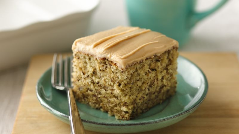 Banana Nut Cake
 Banana Nut Cake with Peanut Butter Frosting Recipe