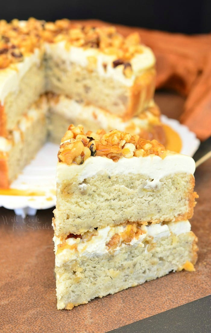 Banana Nut Cake
 Caramel Banana Nut Cake Will Cook For Smiles