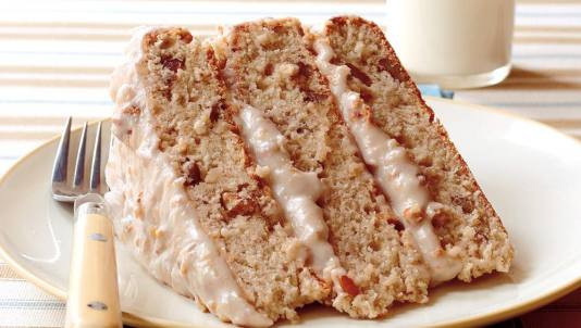 Banana Nut Cake
 Banana Nut Cake with Banana Nut Frosting