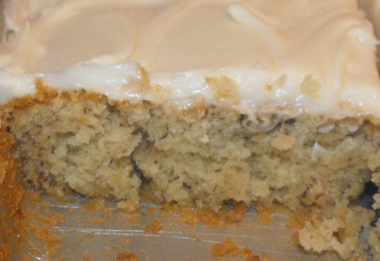 Banana Nut Cake
 Secrets of a Southern Kitchen Banana Nut Cake with Cream