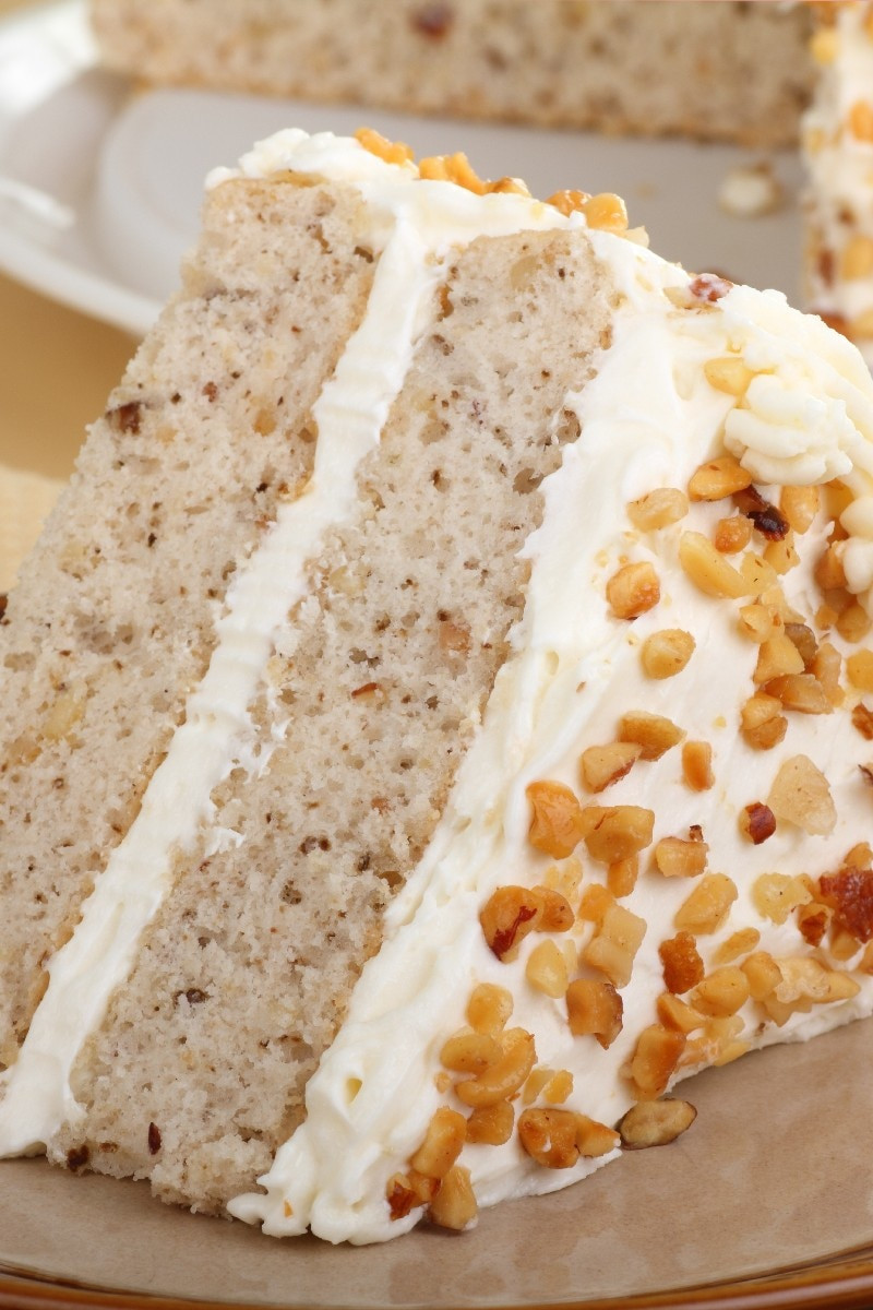 Banana Nut Cake
 Banana Nut Cake With Cream Cheese Frosting