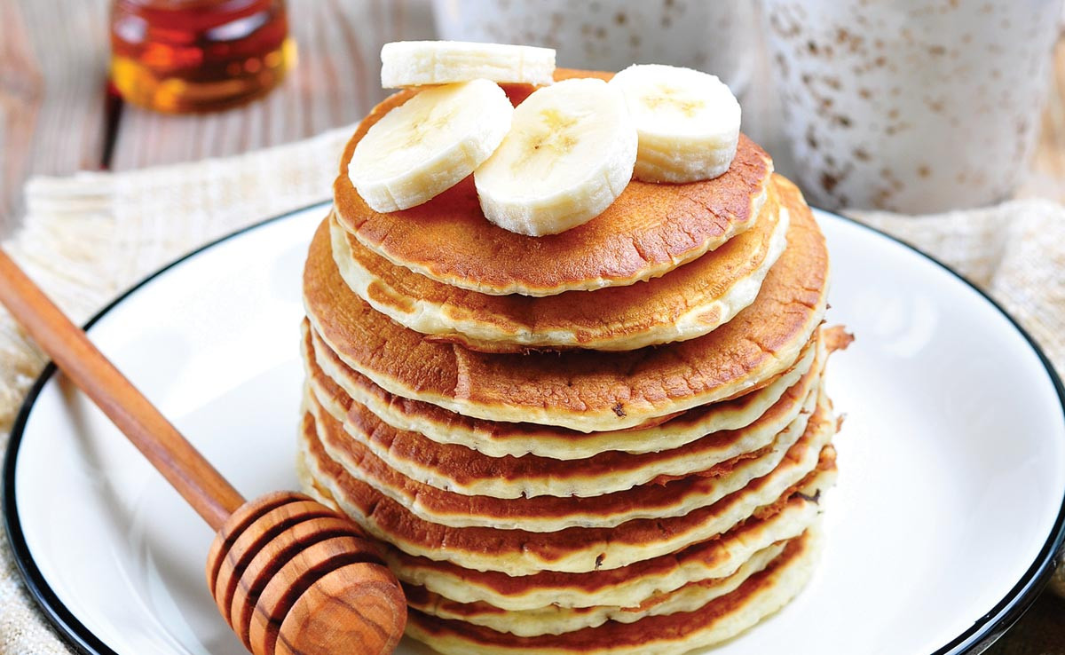 Banana Nut Pancakes
 Banana Nut Pancakes – Blue Diamond Almond Recipes