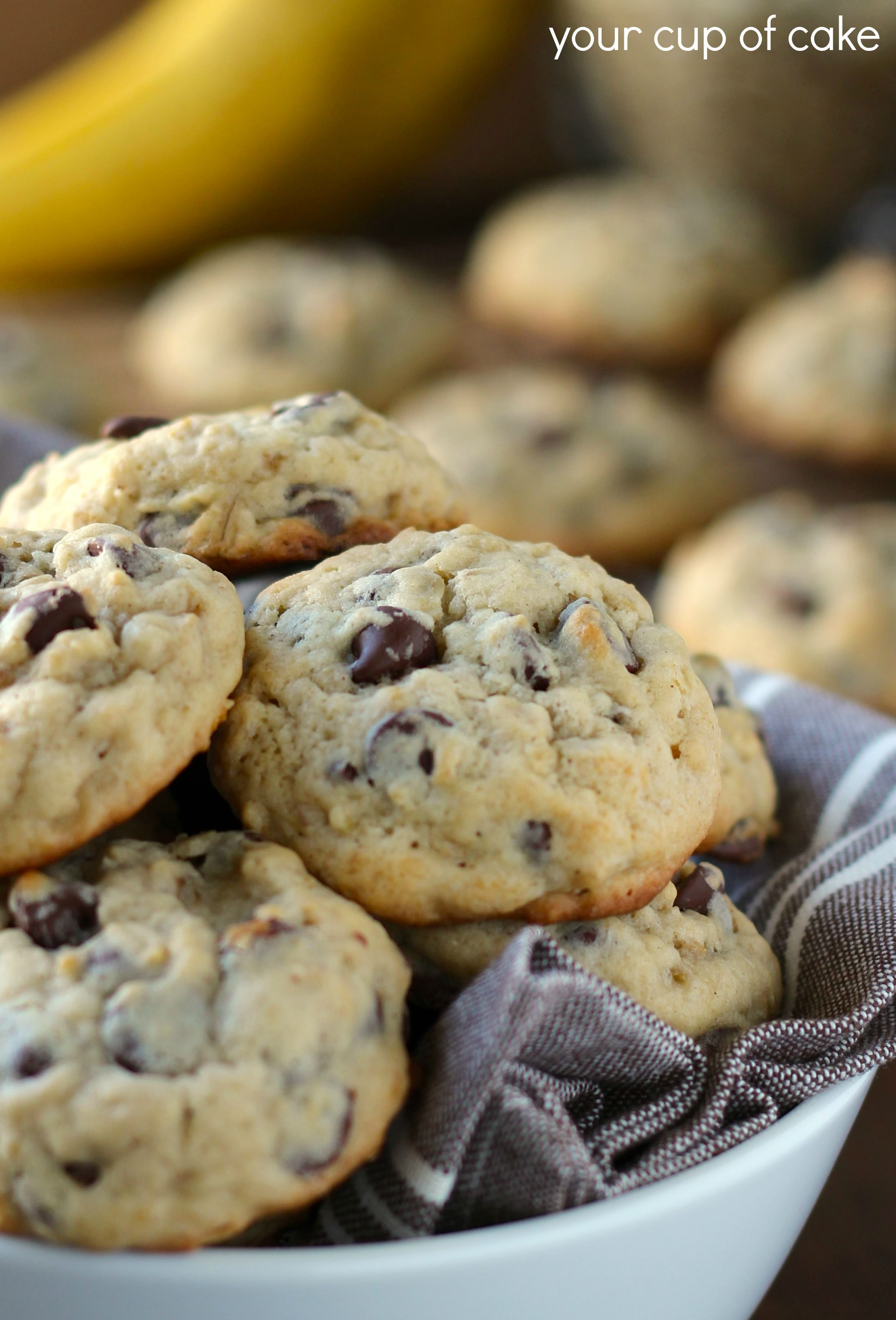 Banana Oatmeal Chocolate Chip Cookies
 Banana Chocolate Chip Oatmeal Cookies Your Cup of Cake