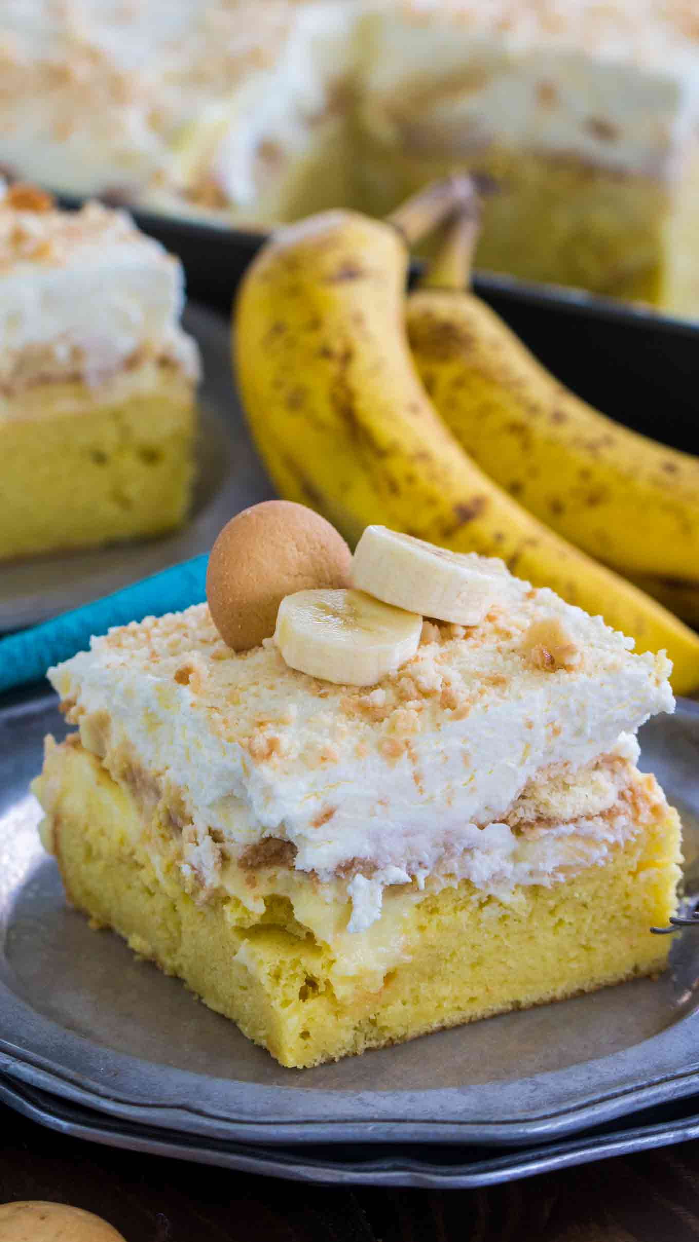 Banana Poke Cake
 Banana Pudding Poke Cake Sweet and Savory Meals