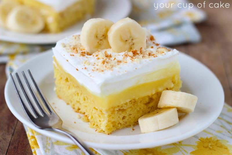 Banana Poke Cake
 Easy Banana Pudding Cake Your Cup of Cake