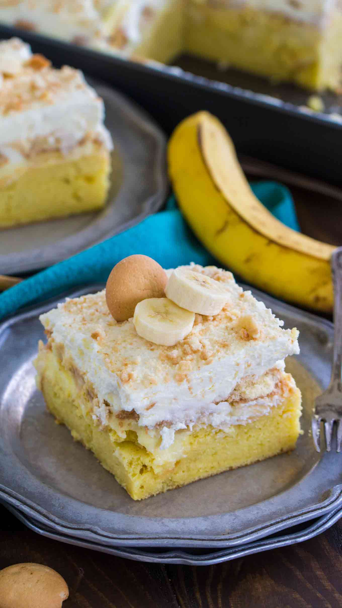 Banana Poke Cake
 Banana Pudding Poke Cake Sweet and Savory Meals