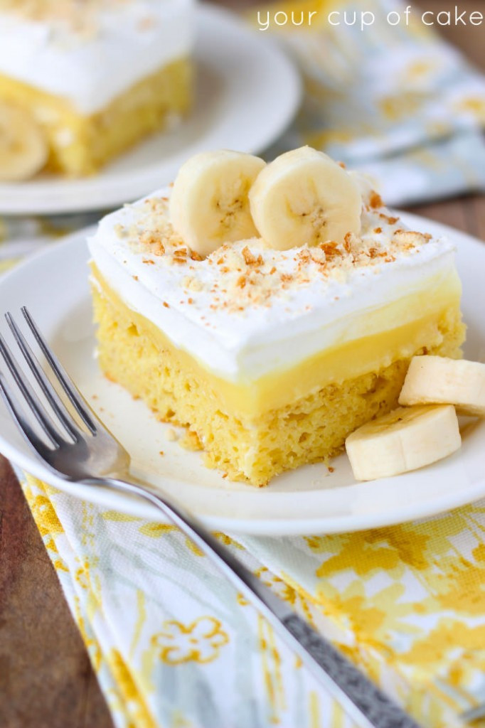 Banana Pudding Poke Cake
 Easy Banana Pudding Cake Your Cup of Cake