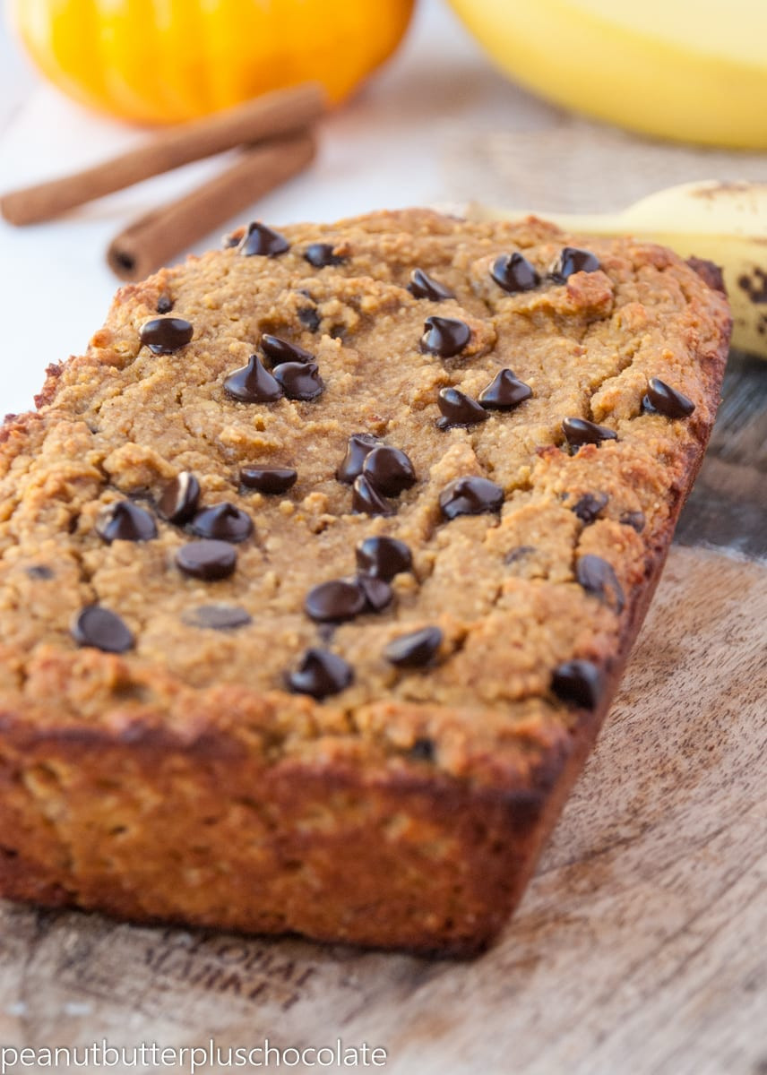 Banana Pumpkin Bread
 Paleo Pumpkin Chocolate Chip Banana Bread — Peanut Butter