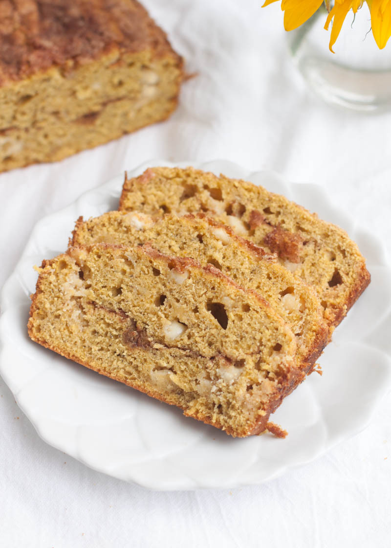 Banana Pumpkin Bread
 Cinnamon Swirled Pumpkin Banana Bread