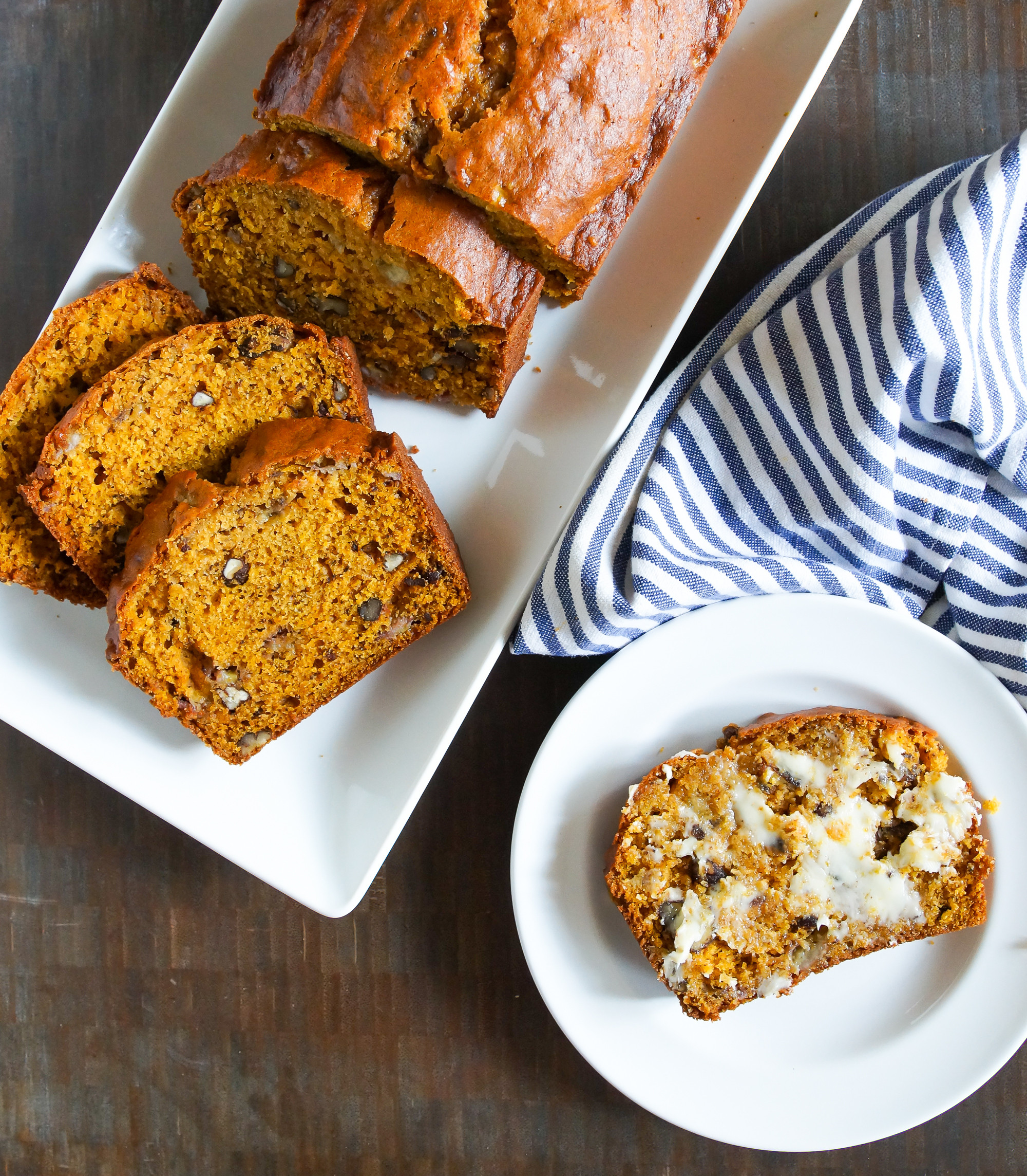 Banana Pumpkin Bread
 Pumpkin Banana Bread