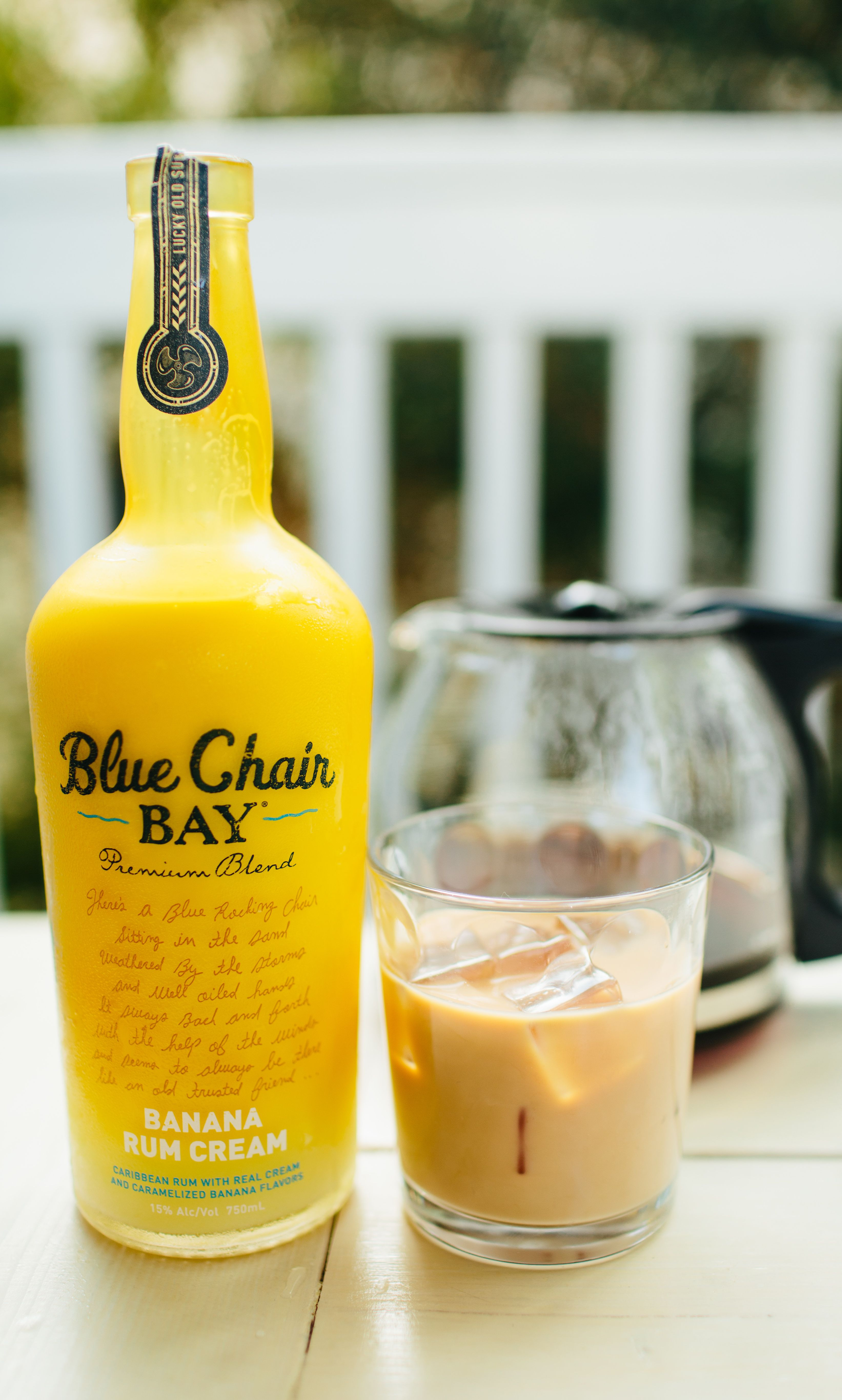 Banana Rum Cream Drinks
 ISLAND COFFEE COCKTAIL 2 oz Blue Chair Bay Banana Rum