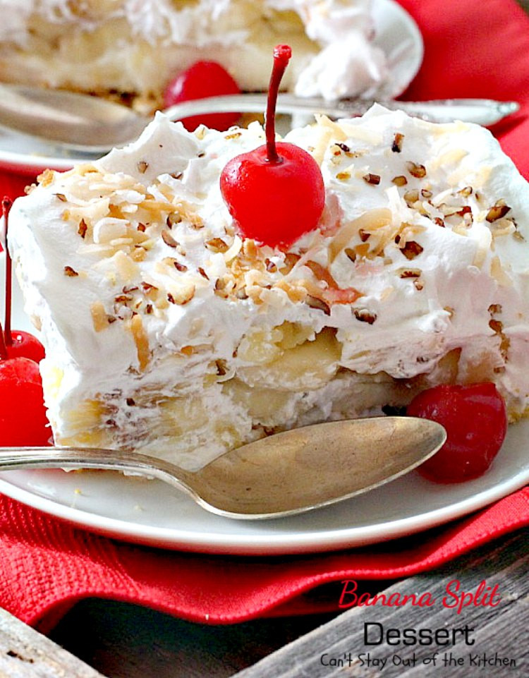 Banana Split Dessert
 Banana Split Dessert Can t Stay Out of the Kitchen