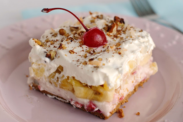 Banana Split Dessert
 Banana Split Cake