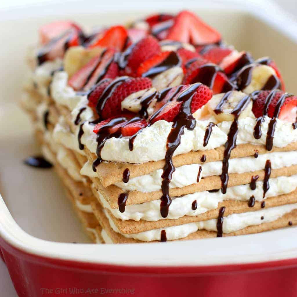 Banana Split Dessert
 Banana Split Icebox Cake