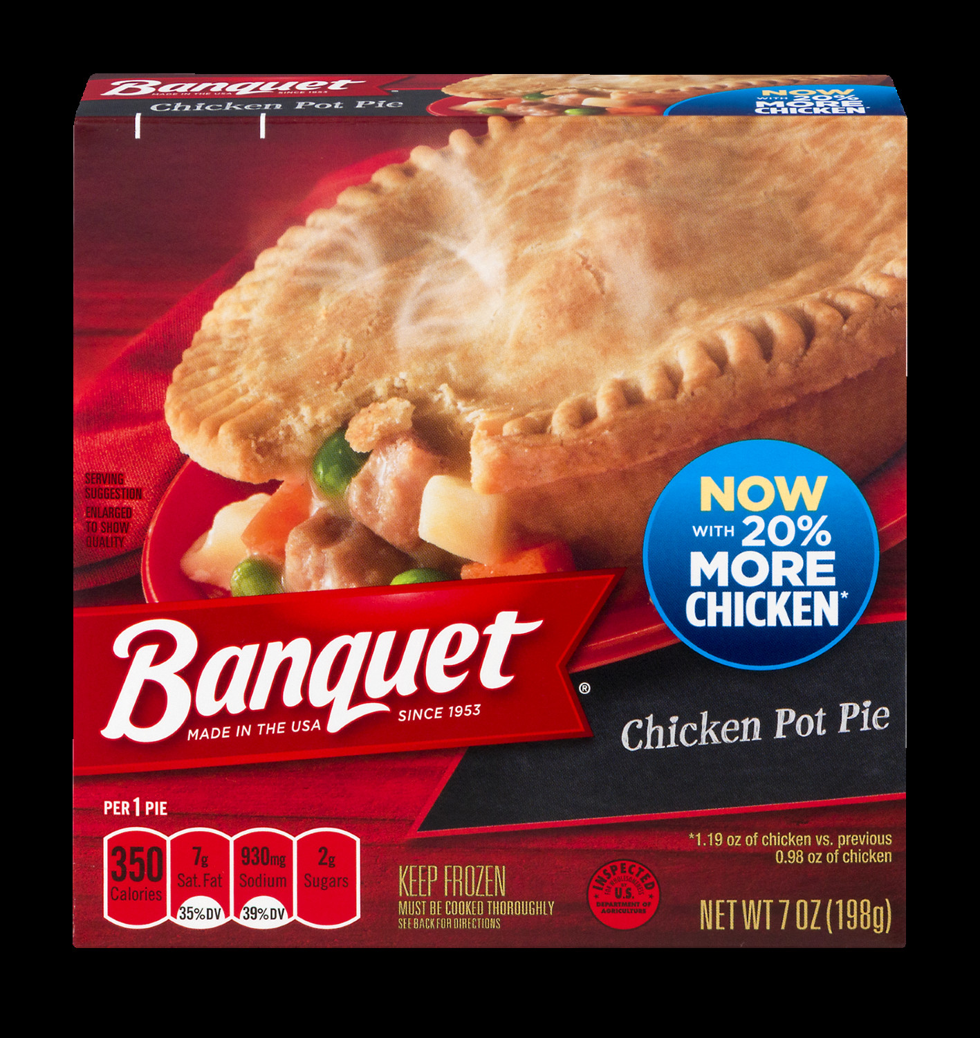 Banquet Chicken Pot Pie
 Banquet Chicken Pot Pie 7 Oz Frozen