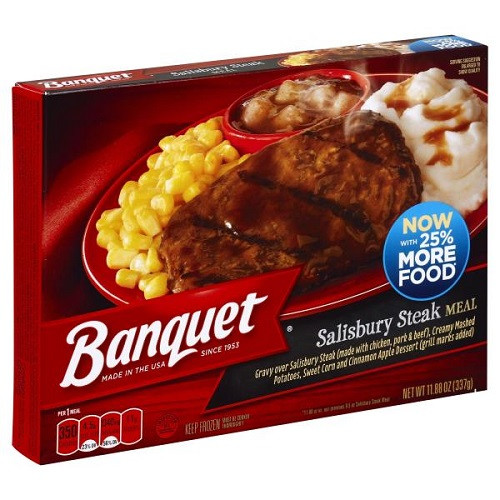 Banquet Frozen Dinners
 Banquet Frozen Dinner Salisbury Steak 11 88 oz