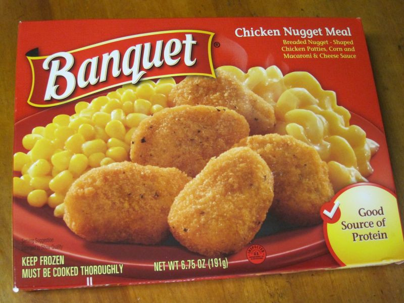 Banquet Frozen Dinners
 Frozen Friday Banquet Chicken Nug Meal