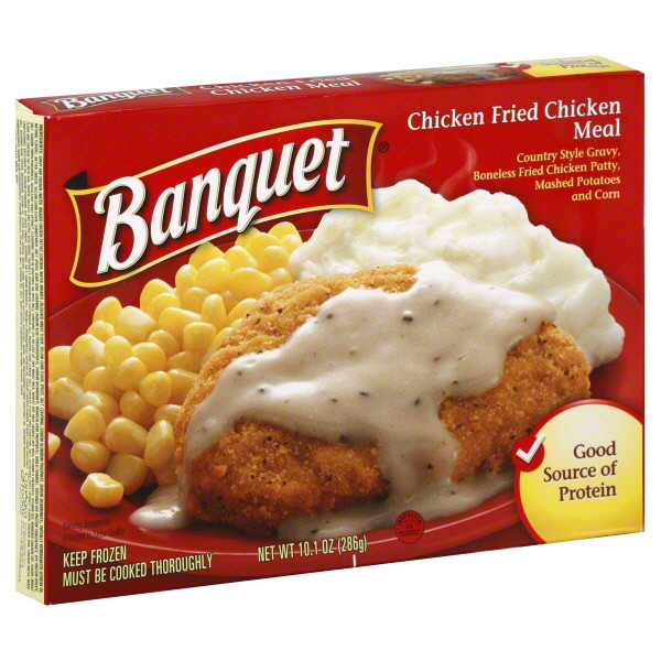 Banquet Frozen Dinners
 Home Cookin’ – Chicken Fried Chicken – Banquet Frozen