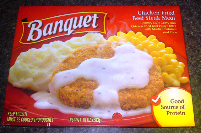 Banquet Frozen Dinners
 Banquet Frozen Chicken Fried Steak Meal