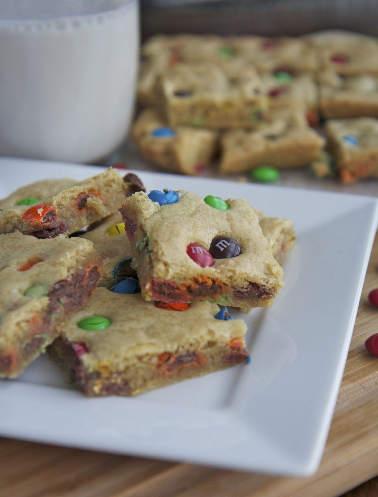 Bar Cookies Recipe
 Chewy M&M Cookie Bars Recipe The Best