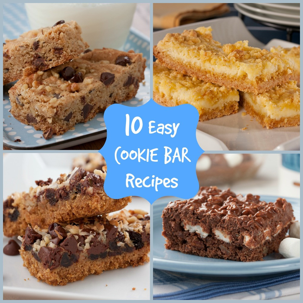 Bar Cookies Recipe
 10 Easy Cookie Bar Recipes