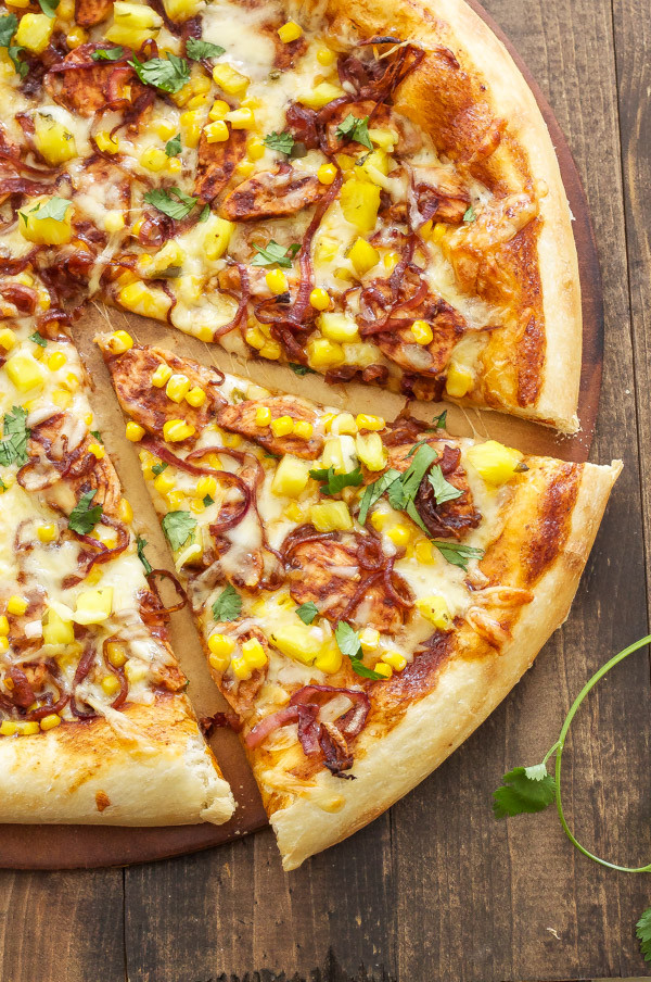 Barbecue Chicken Pizza
 bbq chicken pizza with pineapple