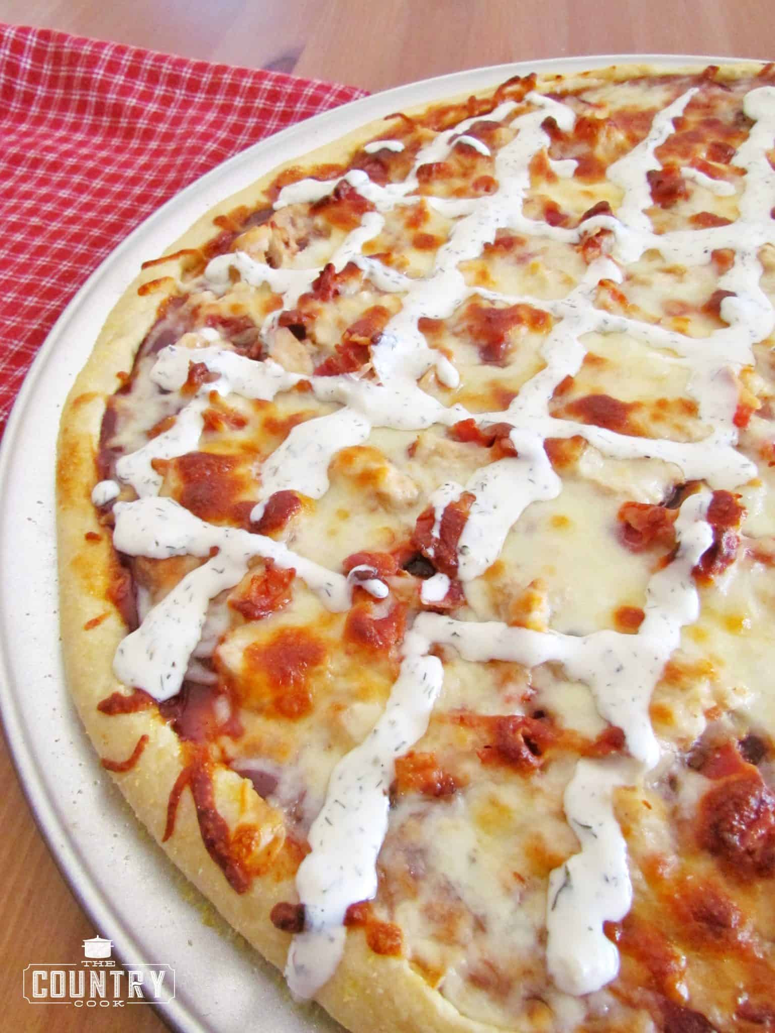 Barbecue Chicken Pizza
 BBQ Chicken Pizza The Country Cook