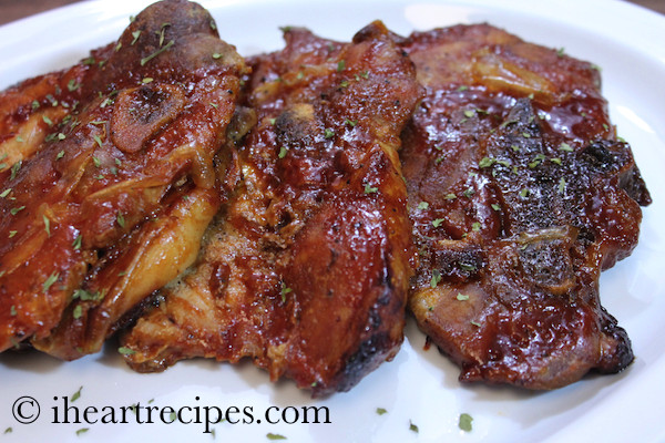 Barbecue Pork Chops
 Oven Baked Barbecue Pork Chops