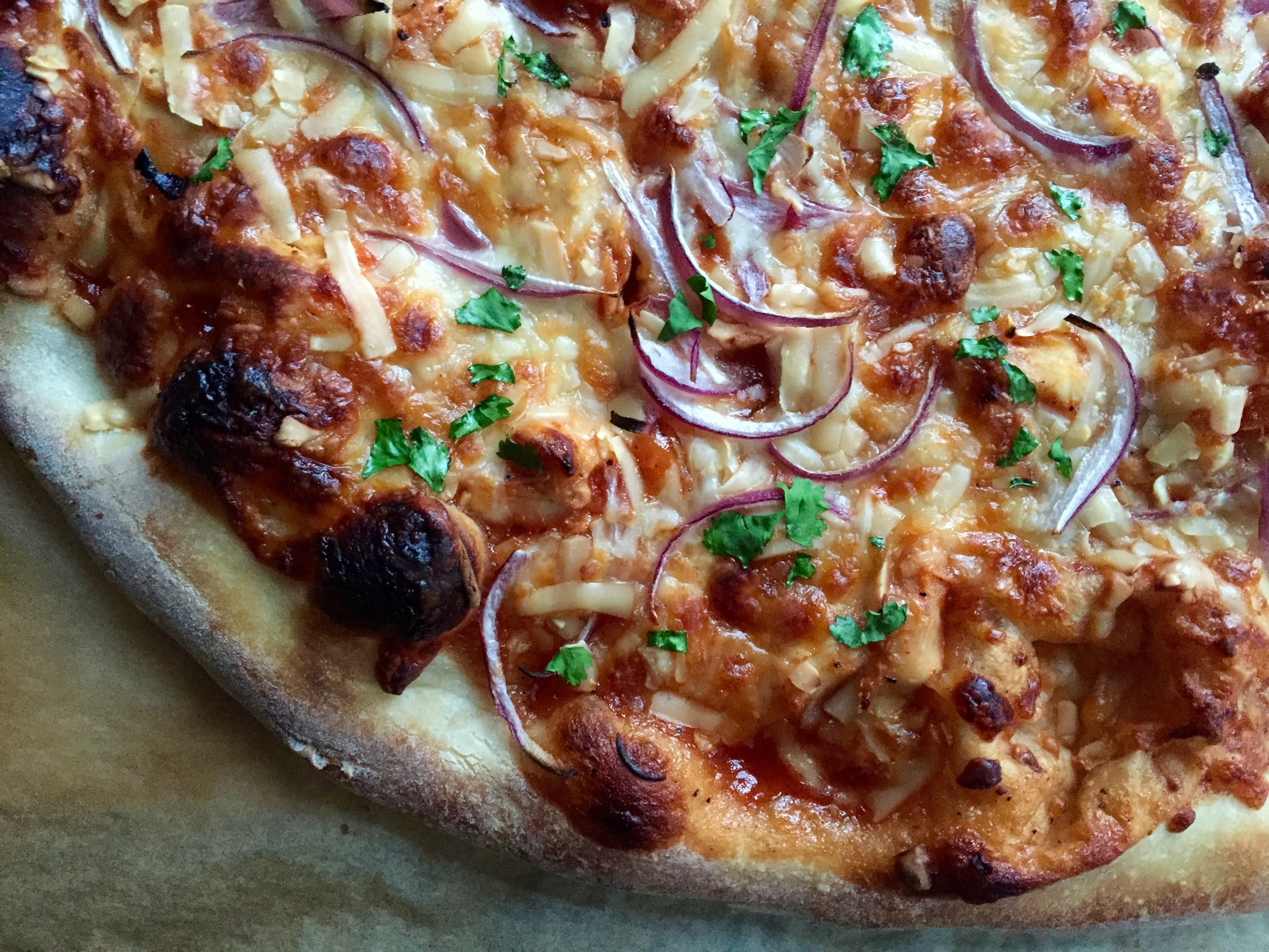 Barbeque Chicken Pizza
 California Pizza Kitchen s BBQ Chicken Pizza Copycat