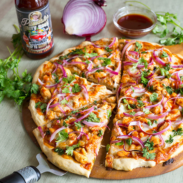 Barbeque Chicken Pizza
 Slapilicious BBQ Chicken Pizza