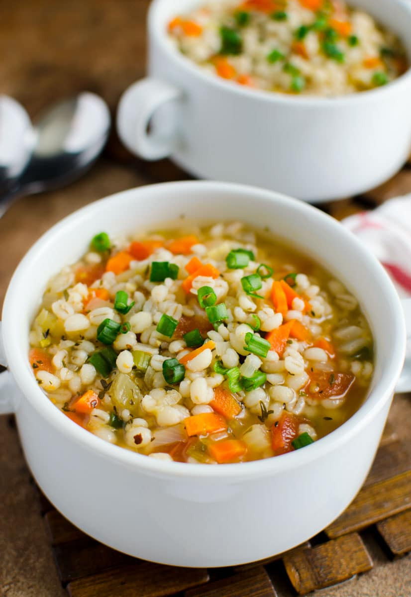 Barley Soup Recipes
 Hearty Healthy Chicken and Barley soup