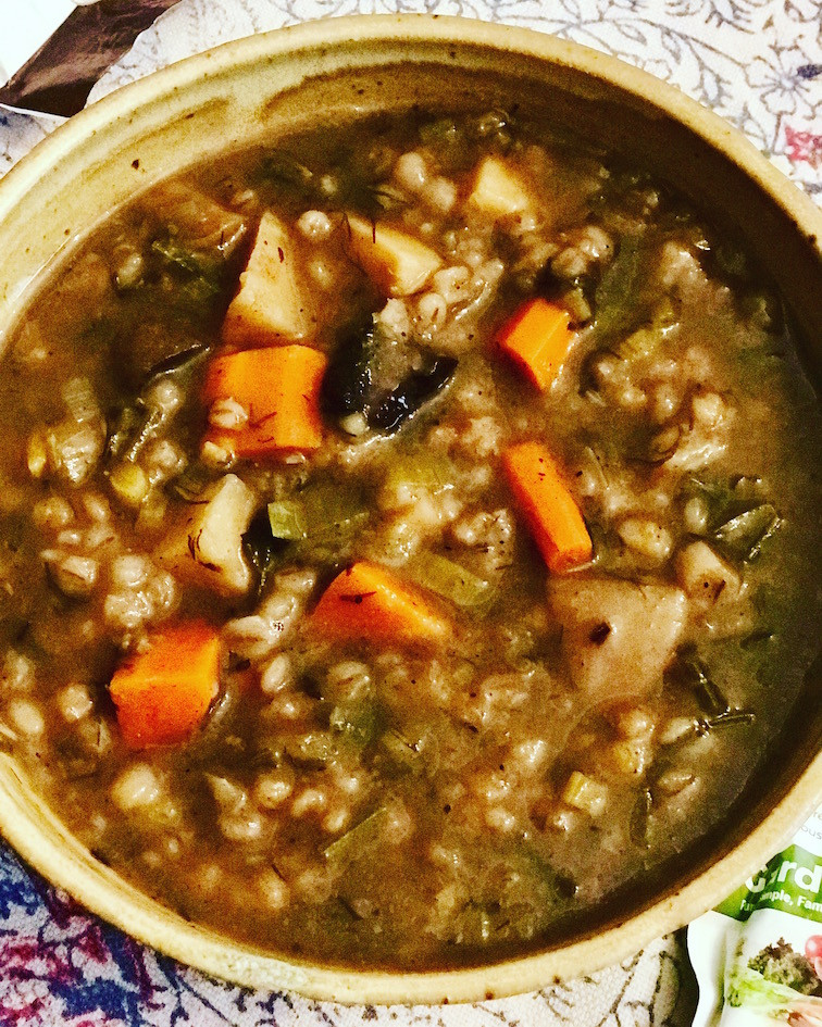 Barley Soup Recipes
 Mushroom Barley Soup Recipe Vegan Levana Cooks