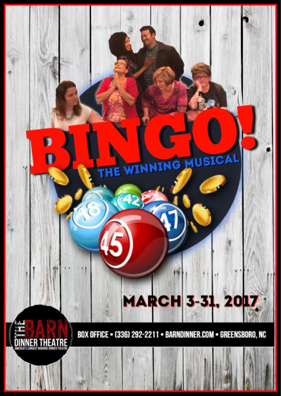 Barn Dinner Theater Greensboro
 "BINGO " es To The Barn Dinner Theatre